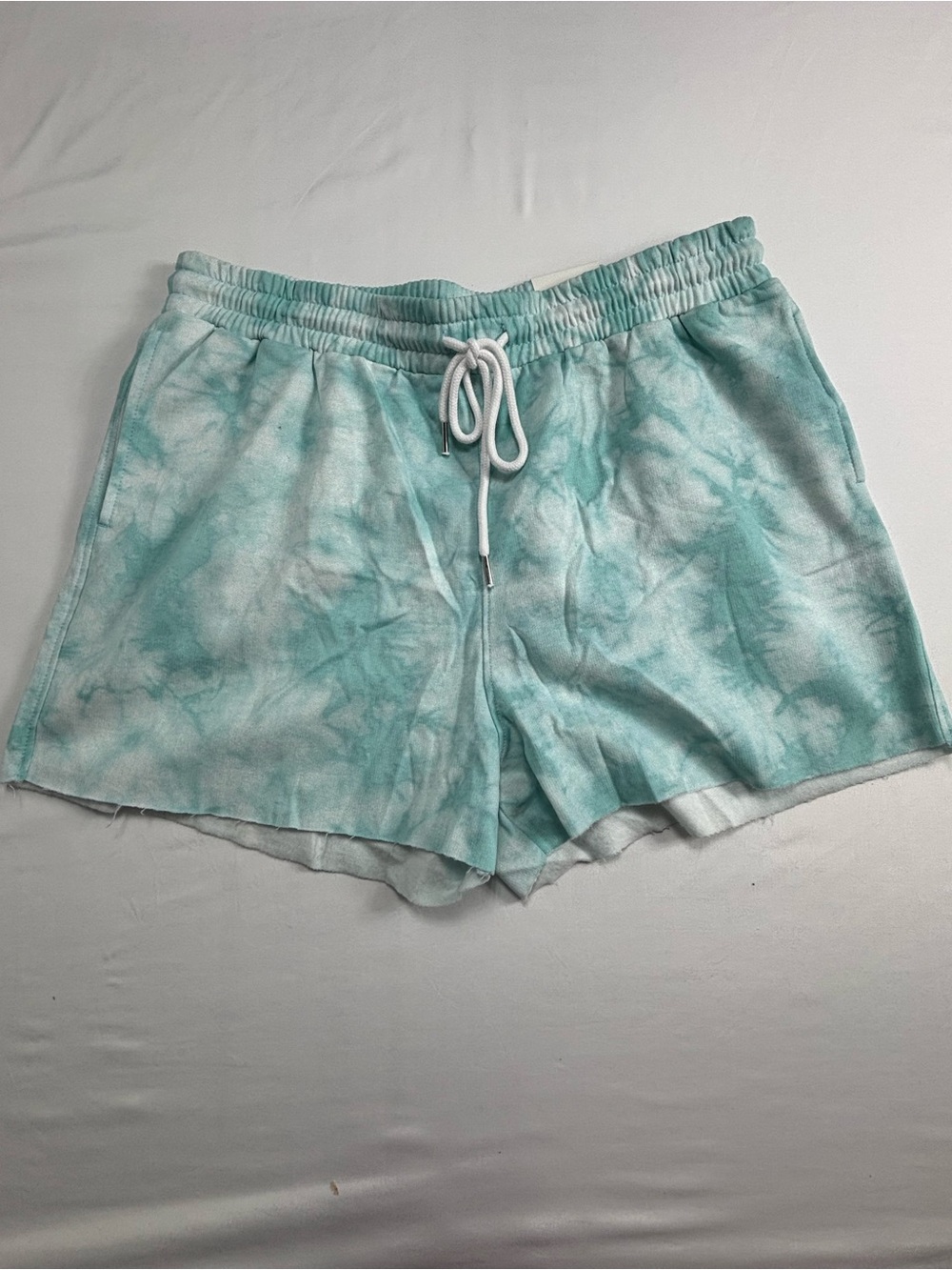 Tie-Dye Mint Green Women’s Lounge Shorts W575